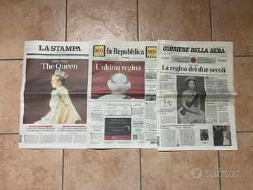 Giornali Regina Elisabetta 09-09-22