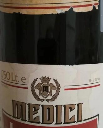 Bottiglia di vino Lambrusco dell'Emilia Vintage 
