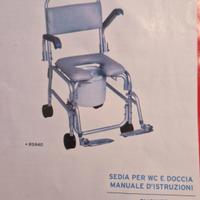 sedia wc/doccia per disabili