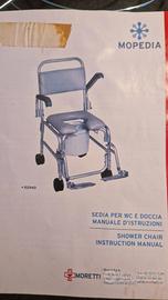 sedia wc/doccia per disabili