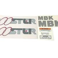 ADESIVI MBK BOOSTER 50 TRASPARENTE SCRITTA GRIGIO 