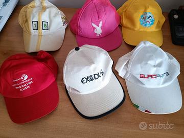 Lotto set stock di 6 cappelli berretti