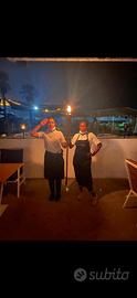 Operaia. Aiuto cucina. Lavapiatti. Pulizia