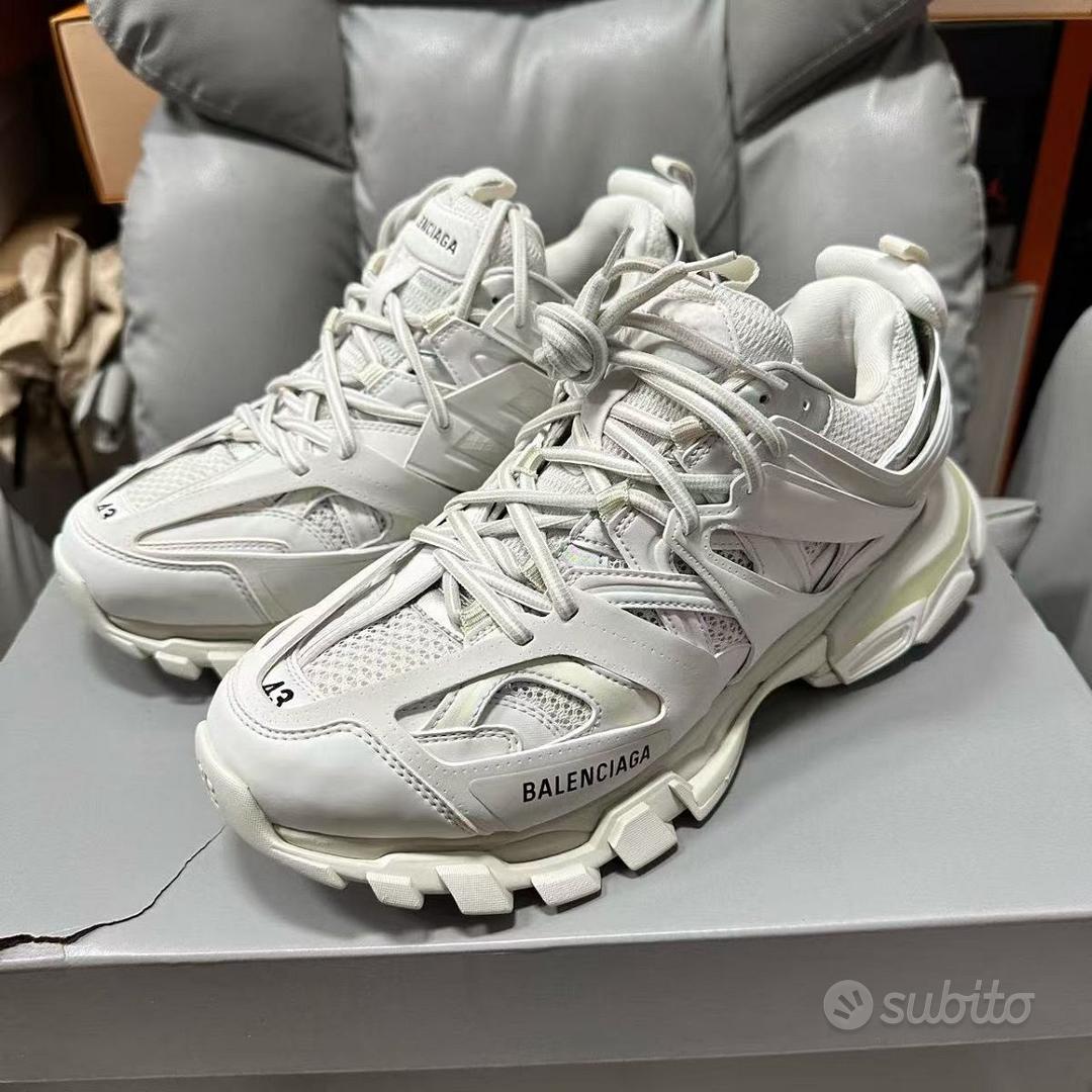 balenciaga track scarpe bianche da uomo Abbigliamento e Accessori In vendita a Milano