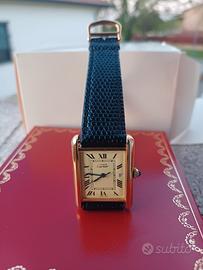 Cartier Tank Must Vermeil XL Full Set