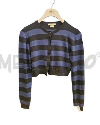 GIACCA D PINKO RIGHE NERO/BLU CORTA