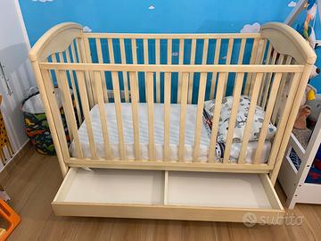 Culla+materasso+cuscino+lenzuola