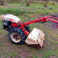 Motocoltivatore con trincia e fresa