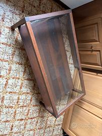 TAVOLINO IN LEGNO BASSO CON VETRO IKEA