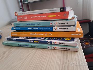 Libri scolastici terza media completi o singoli 
