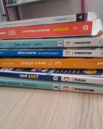 Libri scolastici terza media completi o singoli 