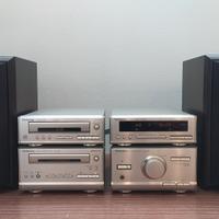 TECHNICS HIFI Silver Ampli Radio Tape CD + 2 CASSE