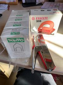 Fermagli- Graffettatrice e bucatrice Esselte