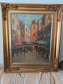 Dipinto Olio su Tela F. Arpinati 