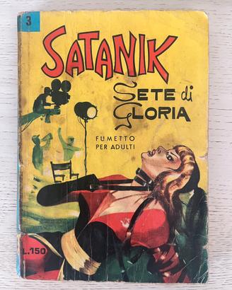 Satanik n.3 - Sete di Gloria 1965 - Edit. Corno