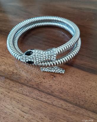bracciale serpente a molla