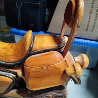 moto in legno 