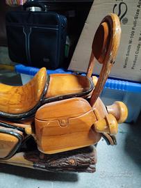 moto in legno 