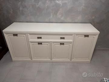 Credenza in stila classico colore avorio