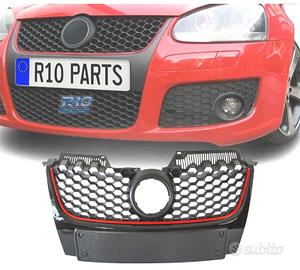 GRIGLIA VOLKSWAGEN VW GOLF 5 LOOK GTI NERA ROSSA