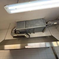 Cappa acciaio inox con motore