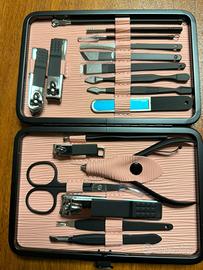 Set Manicure e Pedicure 18 pz in acciaio inox