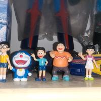 set doraemon in pvc personaggi