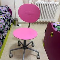 Sedia girevole da cameretta (coppia)
