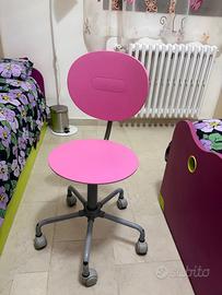 Sedia girevole da cameretta (coppia)