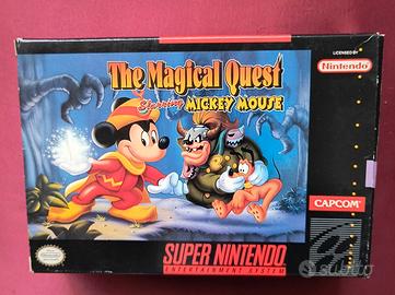 SNES The Magical Quest Mickey Mouse 1991 originale