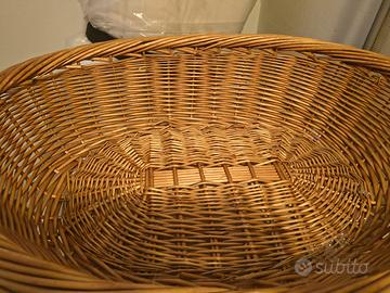 cesta vimini per cuccia cane taglia media