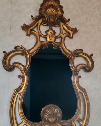 Specchio in barocco dorato