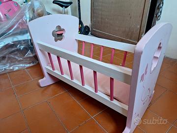 culla gioco in legno