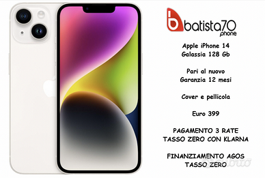 Apple iPhone 14 Galassia 128 Gb