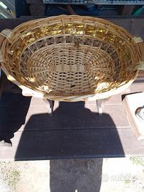 Cestino grande in vimini 