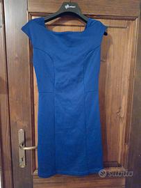 Abito tubino blu elettrico Mixeri - Taglia S