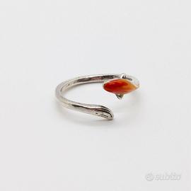 Anello Pesce Carpa Koi Giappone Misura Regolabile