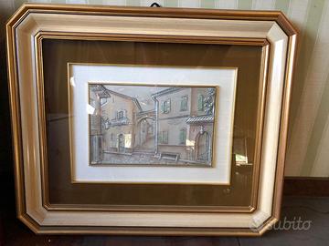 Quadro bassorilievo in argento Acca