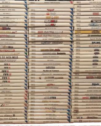 WII TANTISSIMI GIOCHI VARI OGNUNO HA IL SUO PREZZO
