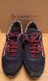 Premiata Sneakers Uomo pelle blu 43 OTTIME