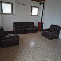 divano e poltrone in pelle