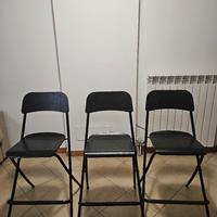 due sgabelli IKEA Franklin neri