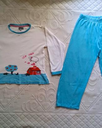 Pigiama bambina tg 11-12 anni