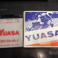 Batteria moto yuasa honda cb 500 anni 70