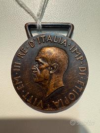 Medaglia commemorativa Africa Orientale