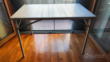 Tavolo alluminio 113x70  Brunner Titanium quadra 4