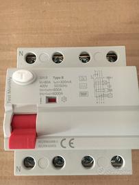 Interruttore differenziale GYL9-B 80A 4 poli