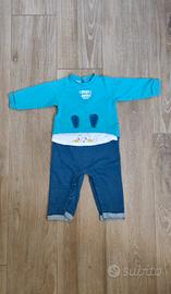 Tutina body bambino 12 mesi Brums 