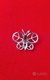 Ciondolo charm Farfalla argento 925