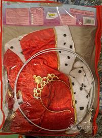 vestito Carnevale Regina 5/7 anni
